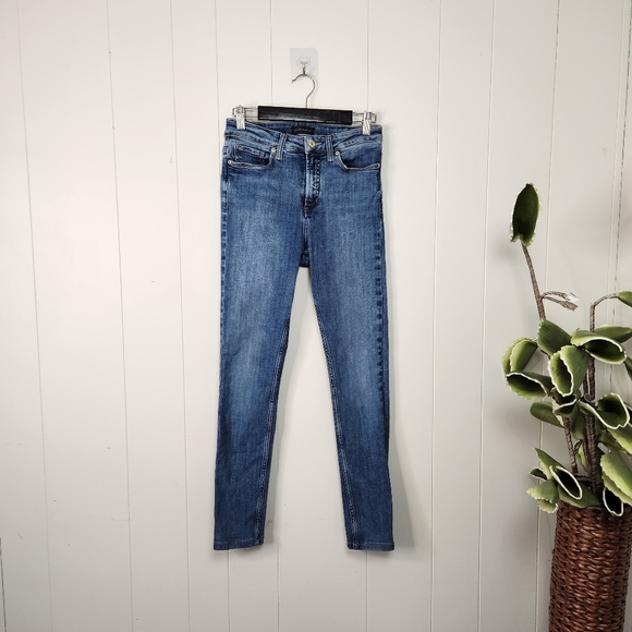 Silver Jeans High Note Skinny Stretchy Denim High Waisted Rise Basic Cowgirl 25 - Picture 3 of 11